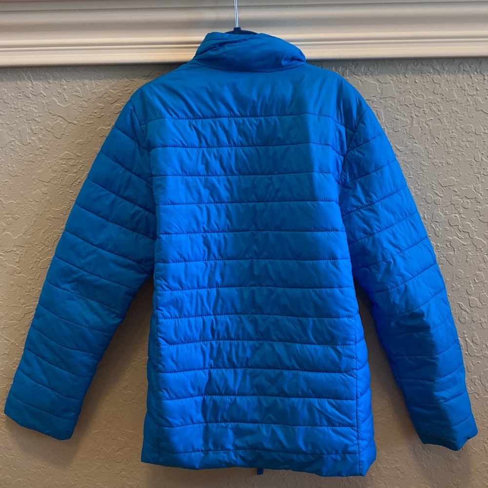 Lands' End Kids Blue Puffer Jacket - Picture 6 of 7